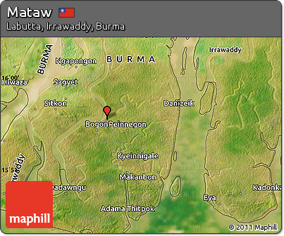Satellite Map of Mataw