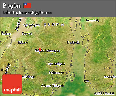 Satellite Map of Bogôn