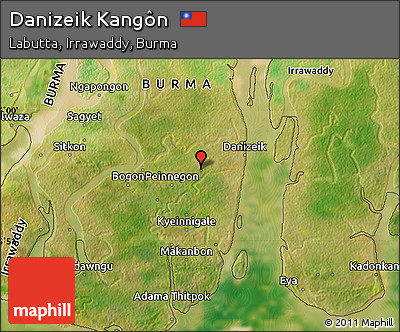 Satellite Map of Danizeik Kangôn