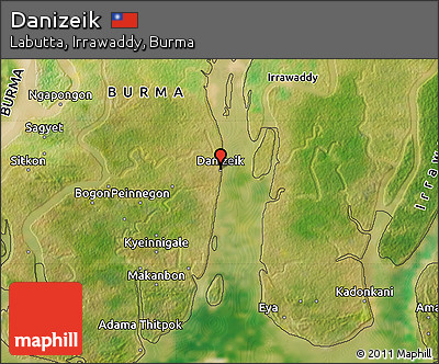 Satellite Map of Danizeik