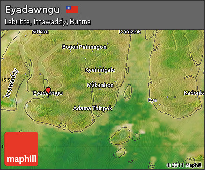 Satellite Map of Eyadawngu