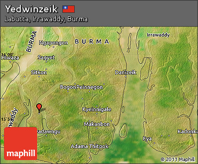 Satellite Map of Yedwinzeik