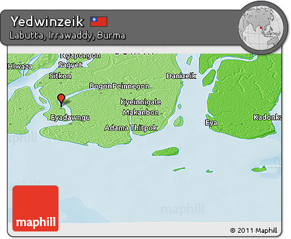 Political Panoramic Map of Yedwinzeik