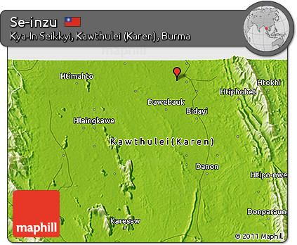 Physical 3D Map of Se-inzu
