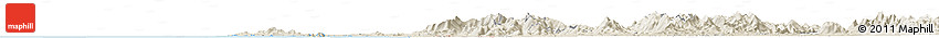 Shaded Relief Horizon Map of Hnipadaw