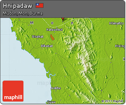 Physical Map of Hnipadaw