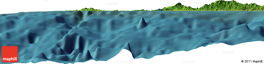 Satellite Horizon Map of the Area around 15° 48' 18" N, 97° 40' 30" W