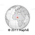 Outline Map of the Area around 15° 48' 18" N, 9° 25' 30" E, rectangular outline
