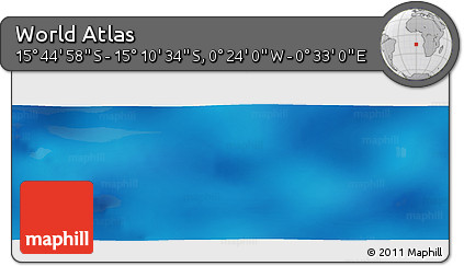 Physical Panoramic Map of the Area around 15° 27' 46" S, 0° 4' 30" E