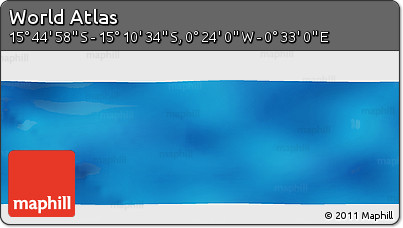Physical Panoramic Map of the Area around 15° 27' 46" S, 0° 4' 30" E