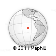 Outline Map of the Area around 15° 27' 46" S, 101° 4' 29" W, rectangular outline