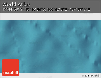 Satellite 3D Map of the Area around 15° 27' 46" S, 107° 10' 30" E