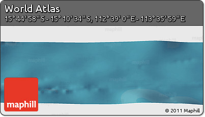 Satellite Panoramic Map of the Area around 15° 27' 46" S, 113° 7' 30" E