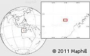 Blank Location Map of the area around 15° 27' 46" S, 119° 55' 30" E