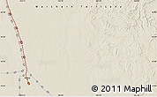 Shaded Relief Map of the area around 15° 27' 46" S, 133° 31' 30" E