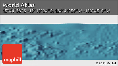 Satellite Panoramic Map of the Area around 15° 27' 46" S, 134° 13' 29" W