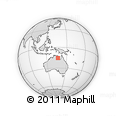 Outline Map of the Area around 15° 27' 46" S, 136° 55' 30" E, rectangular outline