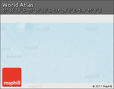 Physical 3D Map of the Area around 15° 27' 46" S, 137° 46' 30" E