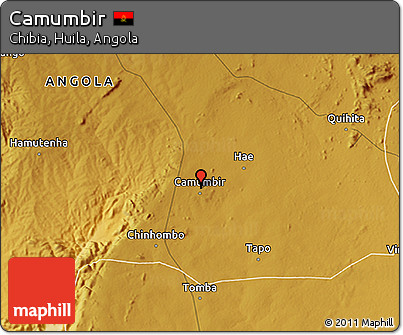 Physical 3D Map of Camumbir