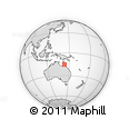 Outline Map of the Area around 15° 27' 46" S, 143° 43' 29" E, rectangular outline