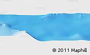 Shaded Relief Panoramic Map of the area around 15° 27' 46" S, 144° 25' 30" W