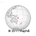 Outline Map of the Area around 15° 27' 46" S, 155° 37' 30" E, rectangular outline
