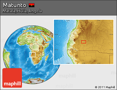 Physical Location Map of Matunto