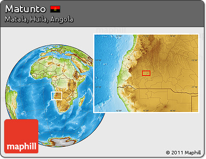 Physical Location Map of Matunto