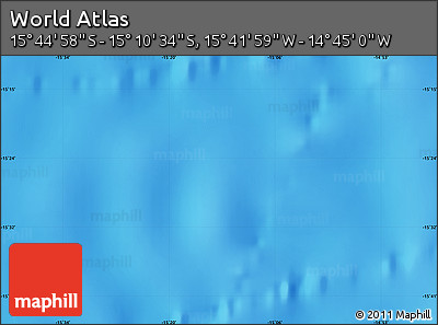 Physical Map of the Area around 15° 27' 46" S, 15° 13' 29" W