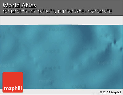 Satellite 3D Map of the Area around 15° 27' 46" S, 162° 25' 30" E