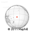 Outline Map of the Area around 15° 27' 46" S, 163° 7' 30" W, rectangular outline