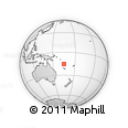 Outline Map of the Area around 15° 27' 46" S, 164° 58' 29" E, rectangular outline