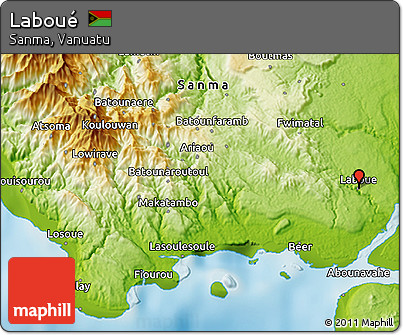 Physical 3D Map of Laboué
