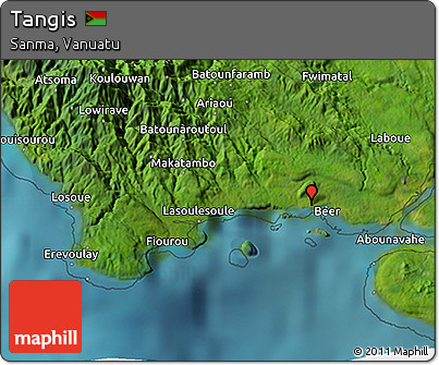 Satellite 3D Map of Tangis