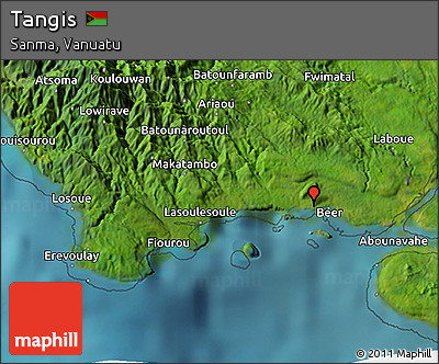 Satellite 3D Map of Tangis
