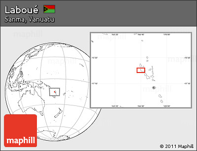 Blank Location Map of Laboué