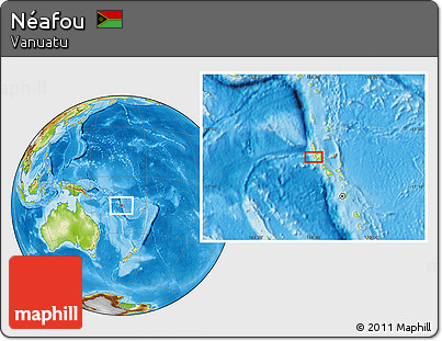 Physical Location Map of Néafou