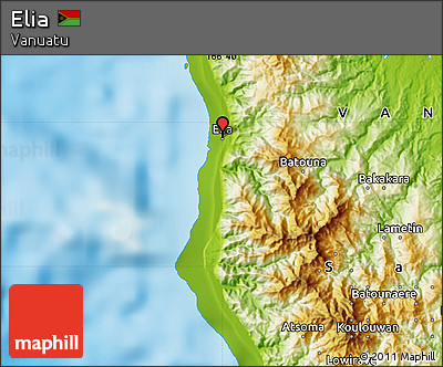 Physical Map of Elia