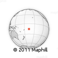Outline Map of the Area around 15° 27' 46" S, 166° 31' 30" W, rectangular outline