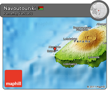 Physical 3D Map of Navoutouriki