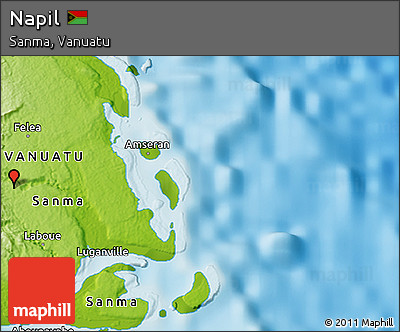 Physical 3D Map of Napil