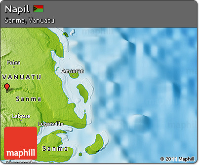 Physical 3D Map of Napil