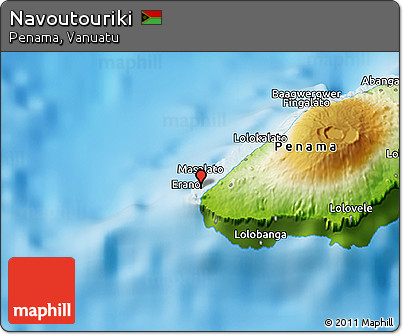 Physical 3D Map of Navoutouriki