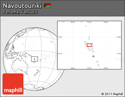 Blank Location Map of Navoutouriki