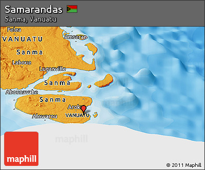 Political Panoramic Map of Samarandas