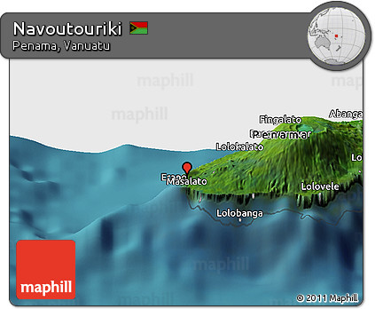 Satellite Panoramic Map of Navoutouriki