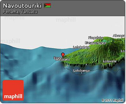 Satellite Panoramic Map of Navoutouriki