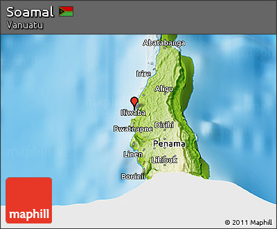 Physical 3D Map of Soamal