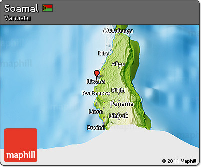 Physical 3D Map of Soamal