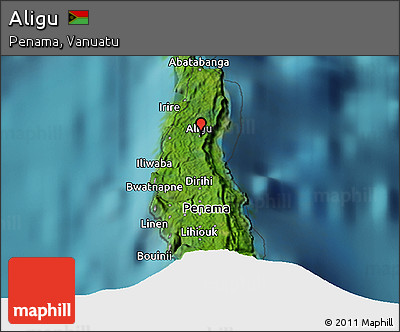 Satellite 3D Map of Aligu